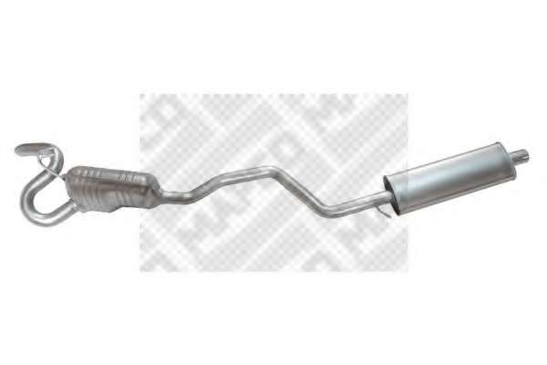 Глушитель выхлопных газов конечный