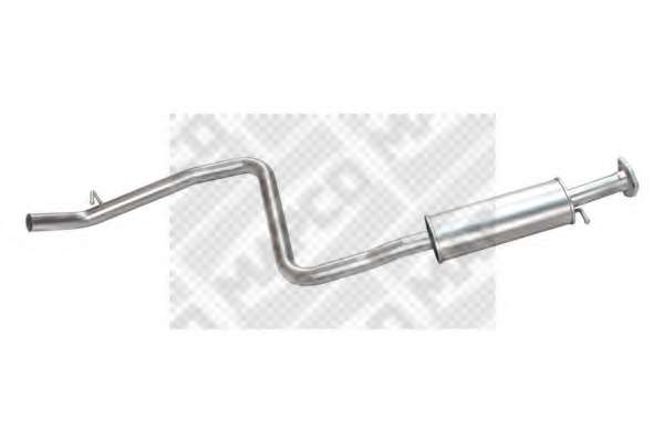 Средний глушитель выхлопных газов