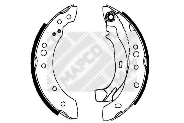 Комплект тормозных колодок