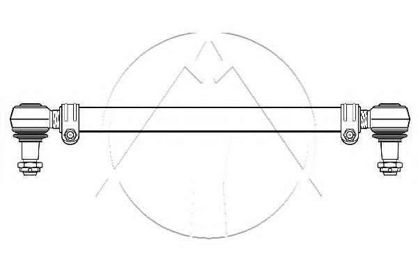 Поперечная рулевая тяга