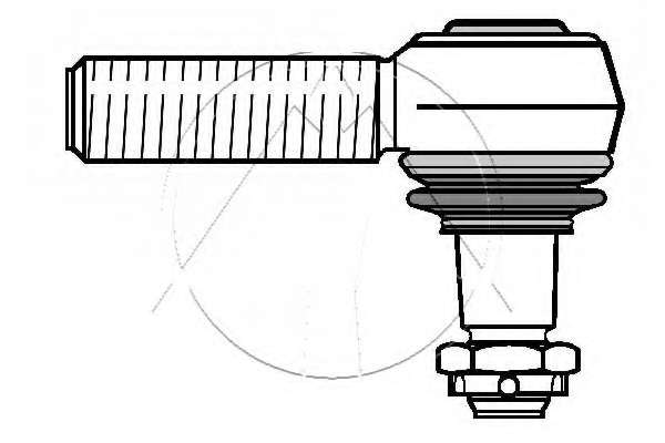 Наконечник поперечной рулевой тяги