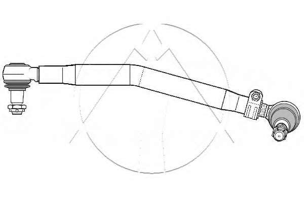 Продольная рулевая тяга
