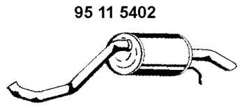 Глушитель выхлопных газов конечный