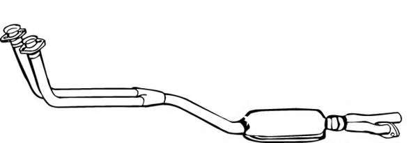 Предглушитель выхлопных газов