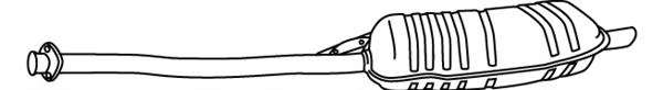 Глушитель выхлопных газов конечный