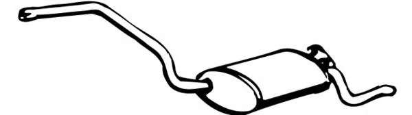 Глушитель выхлопных газов конечный