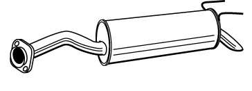 Глушитель выхлопных газов конечный