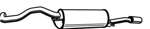 Глушитель выхлопных газов конечный