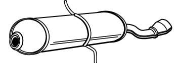 Глушитель выхлопных газов конечный