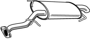 Глушитель выхлопных газов конечный