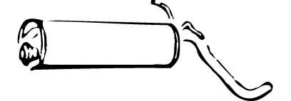 Глушитель выхлопных газов конечный