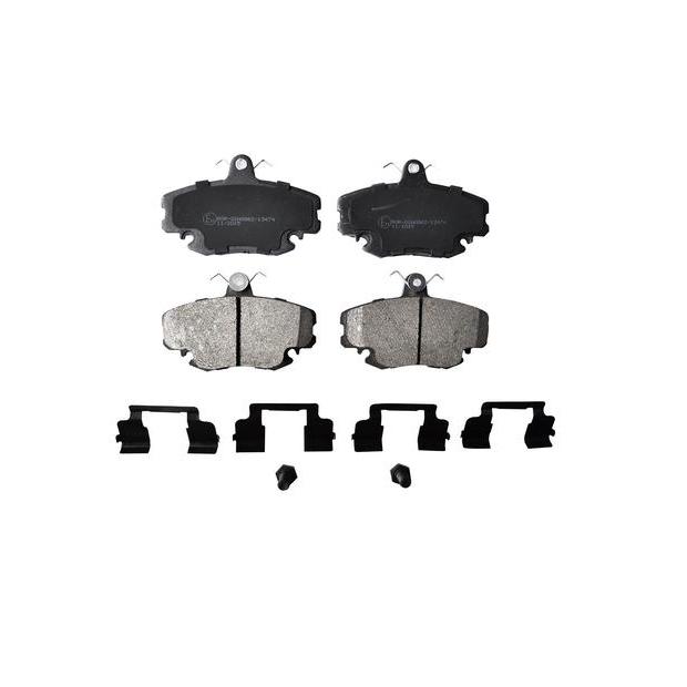 Тормозные колодки перед. Logan 05-/Megane 96-03/Clio 91-05 (к-кт с пружинками)