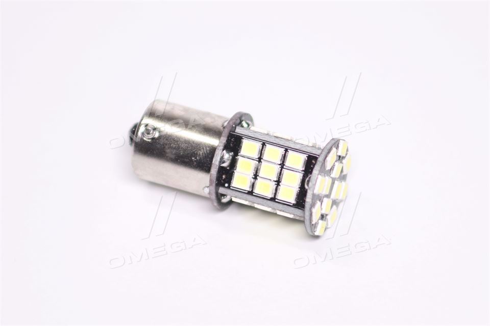 Лампа LED покажчиків поворотів і стоп-сигналів 24V BA15S 48SMD WHITE <TEMPEST>