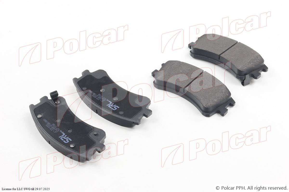 polcar-s700203 Гальмівні колодки