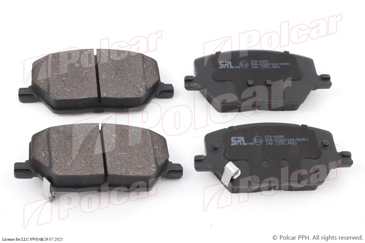 polcar-s700899 Гальмівні колодки