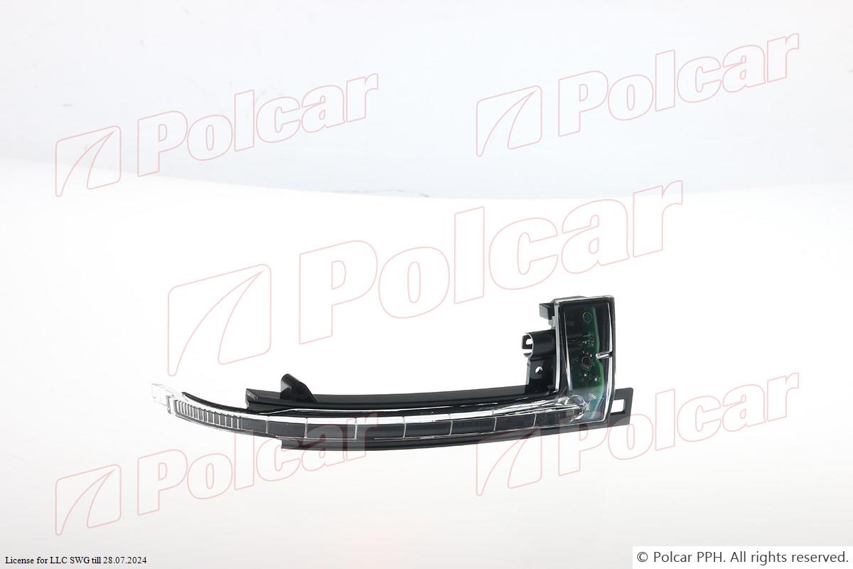 polcar-1337205e Бічний вказівник повороту в дзеркалі