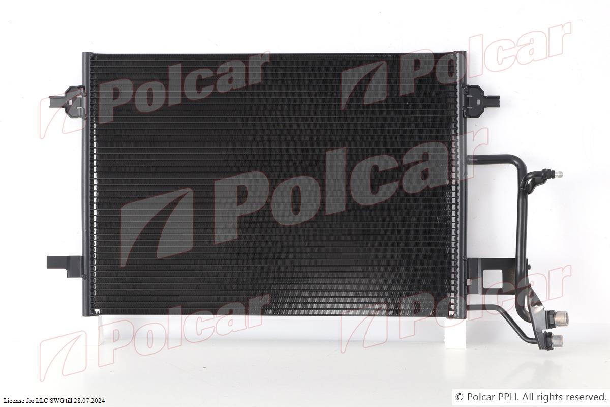 polcar-1324k8c2 Радіатор кондиціонера