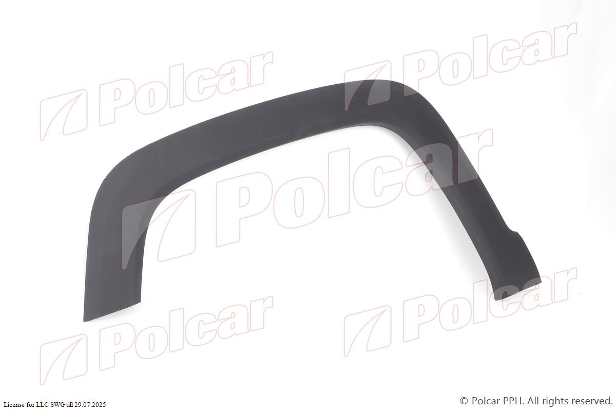 polcar-34l1015 накладка крила лівий