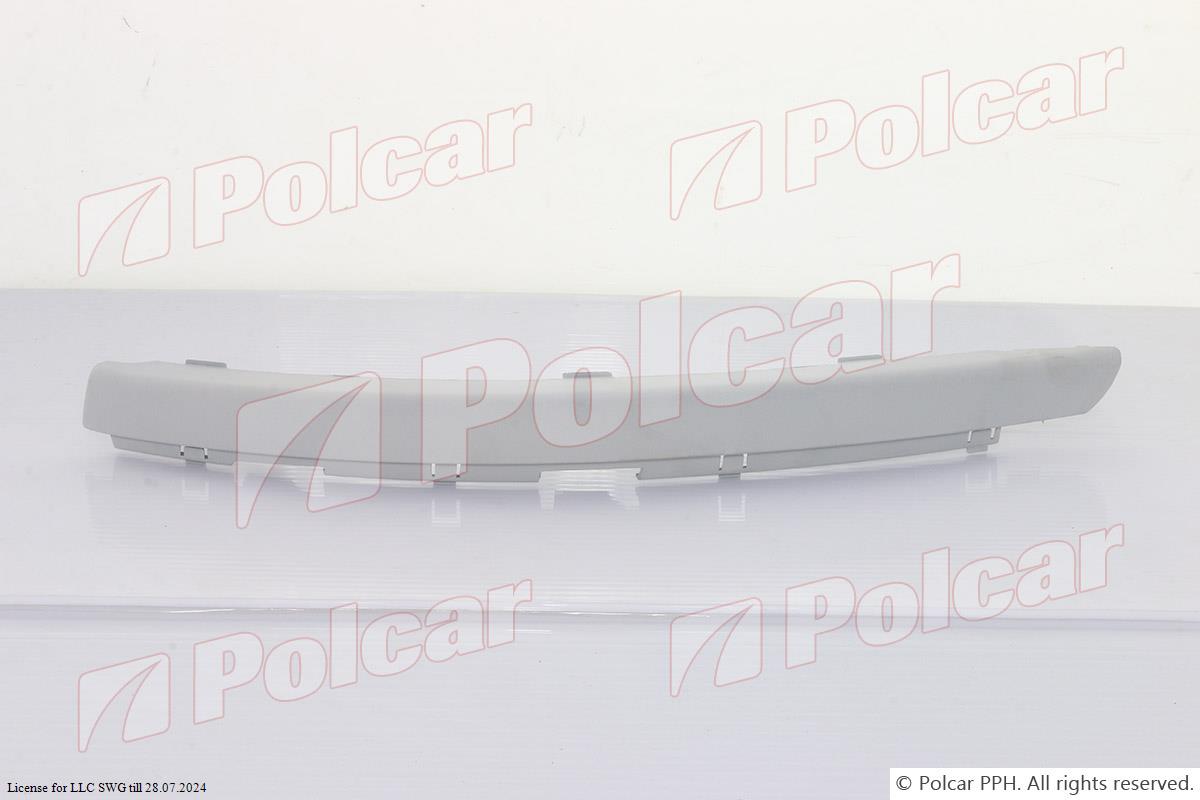 polcar-9514275r Накладка решітки бампера лівий