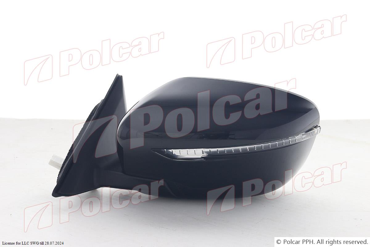 polcar-27x1513m Дзеркало зовнішнє лівий