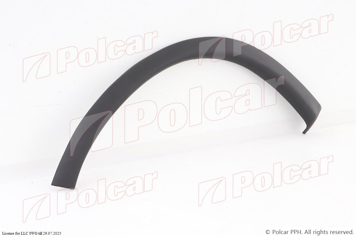 polcar-5555015r накладка крила лівий