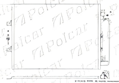 Радіатор кондиціонера TWINGO